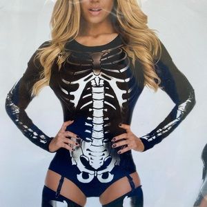 Sexy Skelton Costume